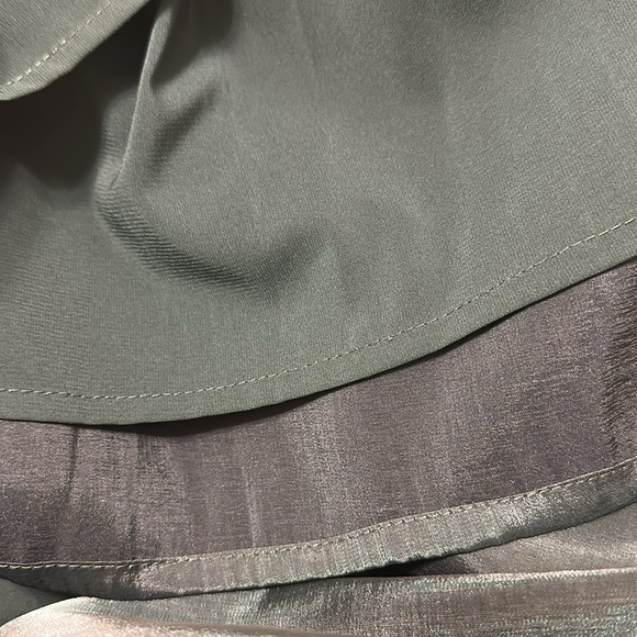 Lovers + Friends Womens Kennedy One Shoulder Mini Dress in Emerald Sz Large - Picture 11 of 13